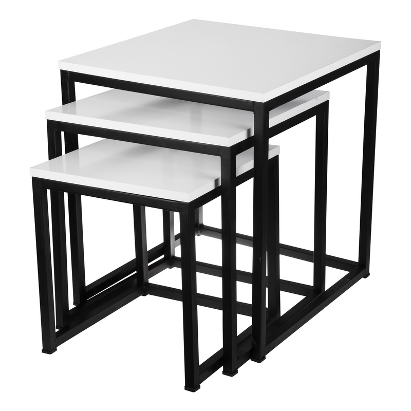 میز عسلی مدل CT-01 مجموعه سه عددی