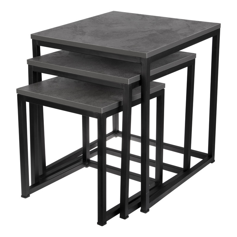 میز عسلی مدل CT-01 مجموعه سه عددی