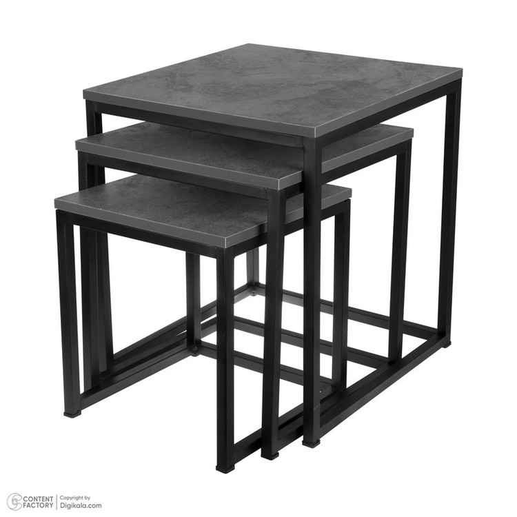 میز عسلی مدل CT-01 مجموعه سه عددی