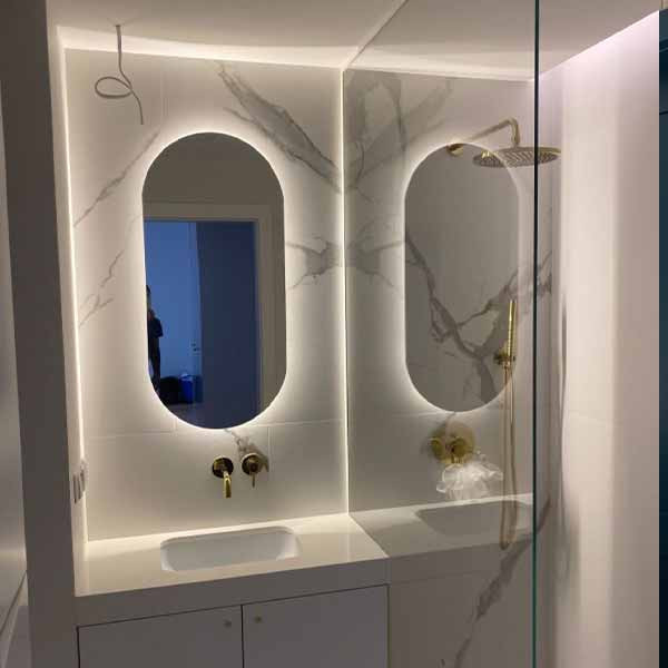 آینه سرویس بهداشتی طرح سرو کد BA_50-30