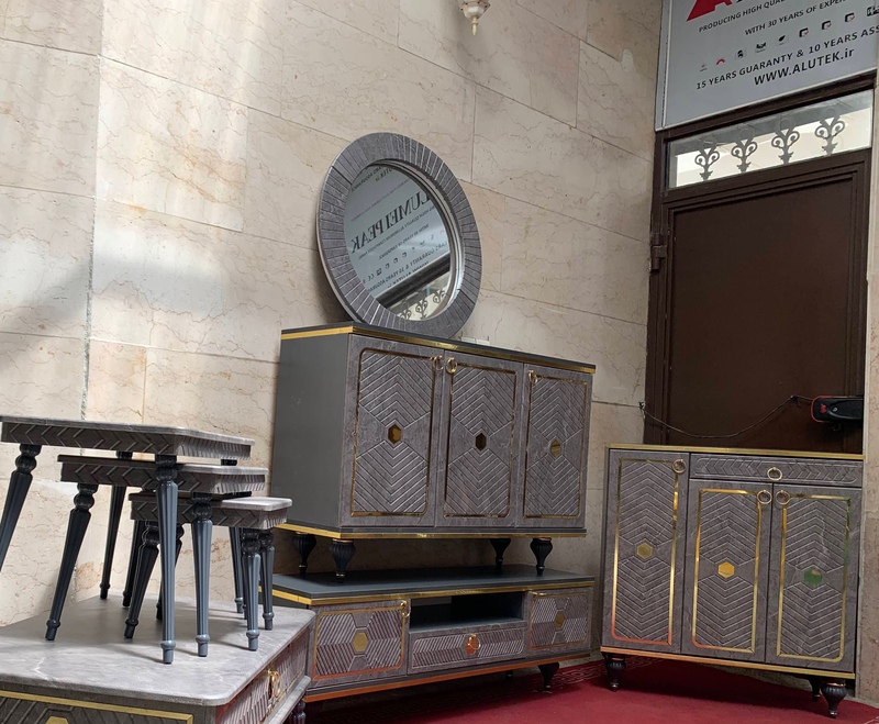 میز تلویزیون جدید جاکفشی شیک میز وسط خاص بهمراه عسلی