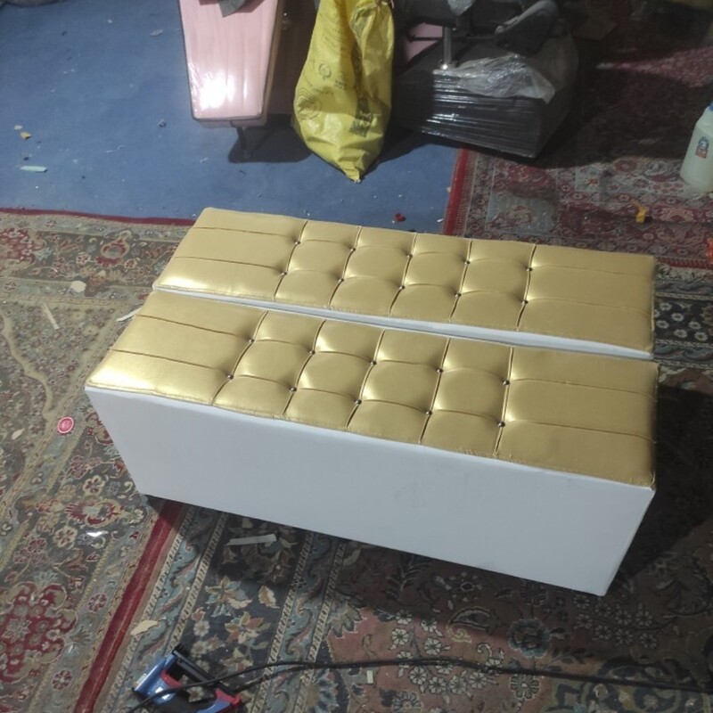 پاف سه نفره چرمی هزینه ارسال به صورت پسکرایه