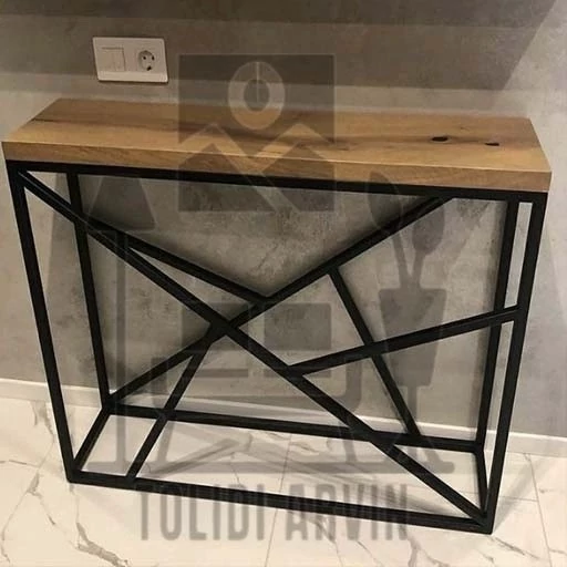 میز کنسول چوب فلز  مدل هندسه ارسال از کرج پس کرایه