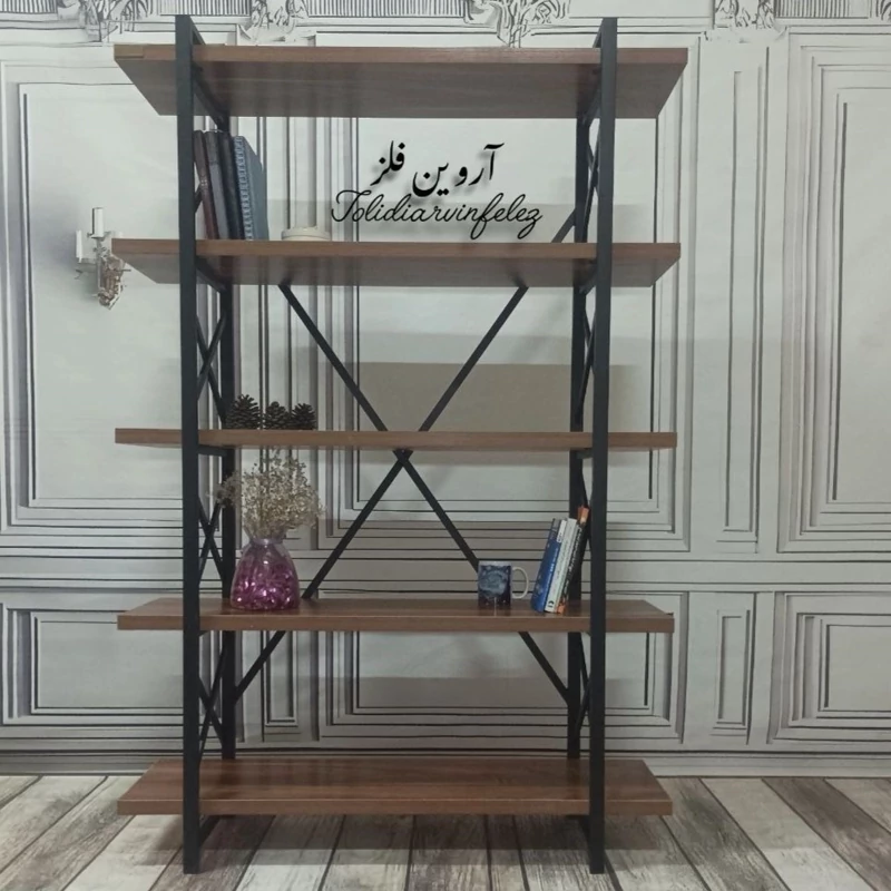 شلف ایستاده چوب فلز  مدل چکاوک با ارسال از کرج پس کرایه