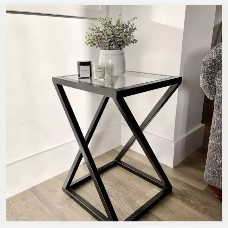 میز کنار مبلی چوب فلز ماکان  ارسال از کرج پس کرایه