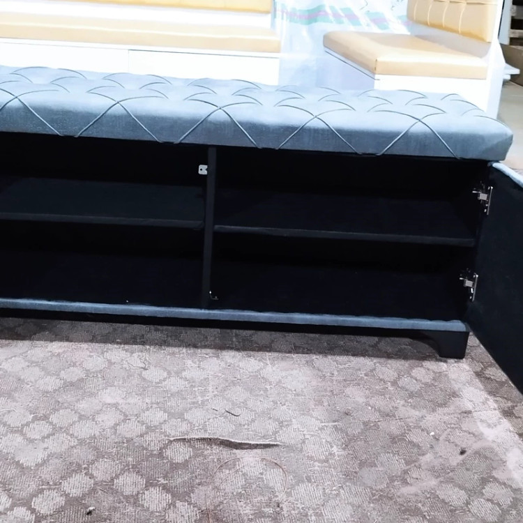 پاف نیمکت سه نفره کشو دار هزینه ارسال رایگان نیست هزینه ارسال به صورت پس کرایه به عهده مشتری میباشد