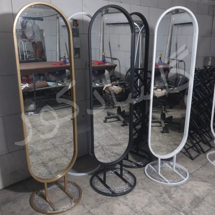 آینه قدی ایستاده پایه گرد ابعاد 50 در 180 سانتی متر(ارسال رایگان به شهر تهران)
