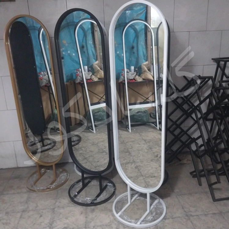 آینه قدی ایستاده پایه گرد ابعاد 50 در 180 سانتی متر(ارسال رایگان به شهر تهران)