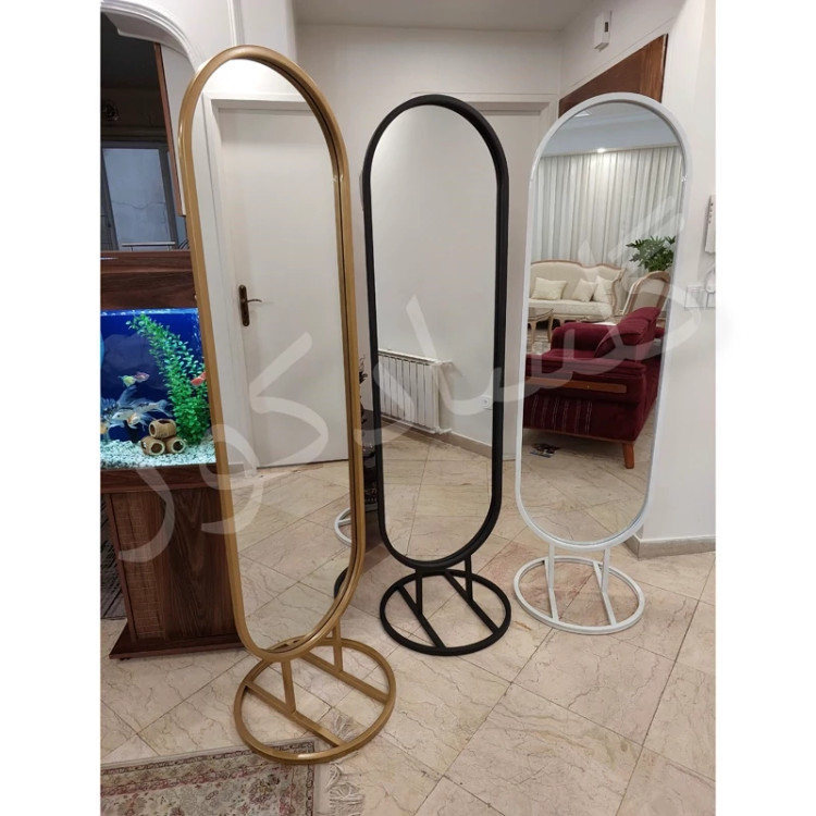 آینه قدی ایستاده پایه گرد ابعاد 50 در 180 سانتی متر(ارسال رایگان به شهر تهران)