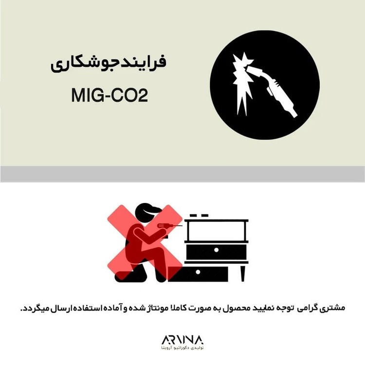میز کامپیوتر تولیدی آروینا مدل لئون