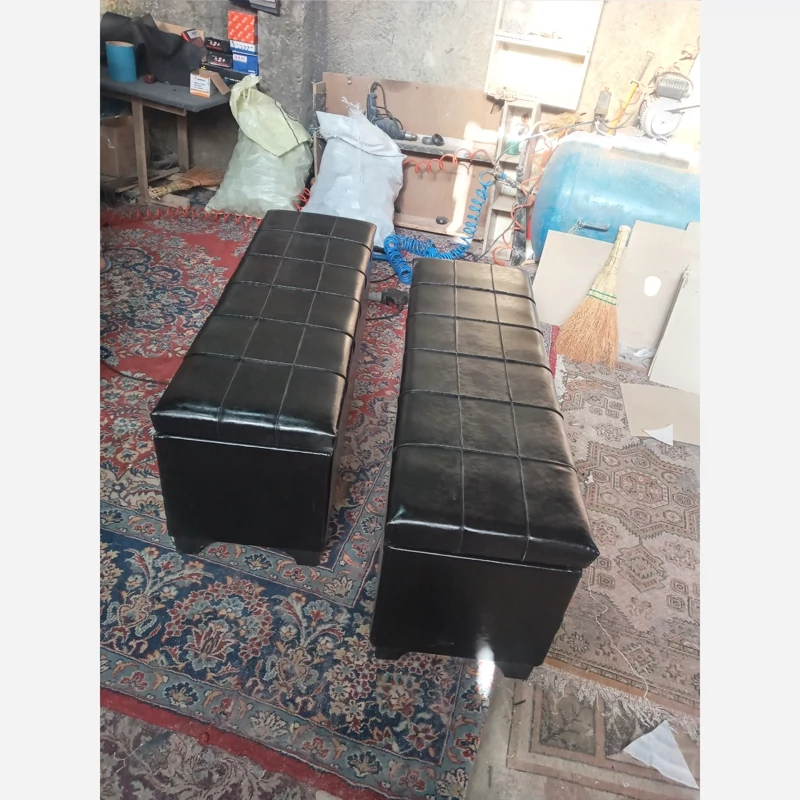 پاف باکسدار سه نفره  با چرم خارجی به صورت پسکرایه می باشد