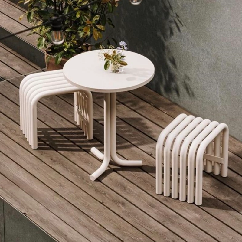 پاف فلزی مینیمال پینترستی هرمِس سفارشی رنگ و سایز SeenChair  (هزینه ارسال پس کرایه)